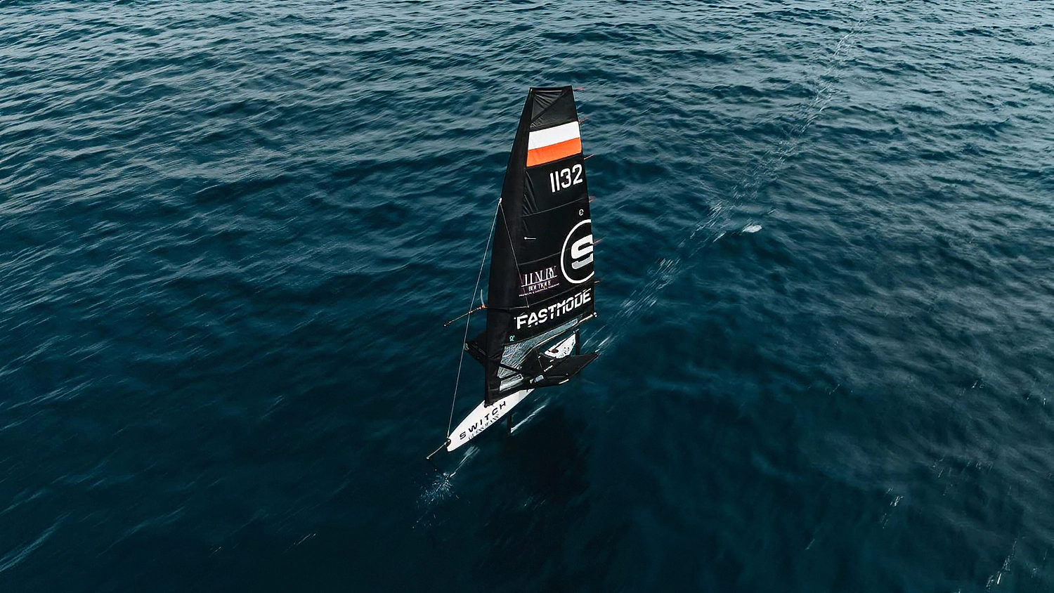 Łukasz Machowski w regatach klasy Switch Foil