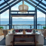 weranda z widokiem na morze